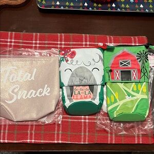 Thirty-One Bag Trio - 2 hide and seek pouch’s and one snack and go pouch